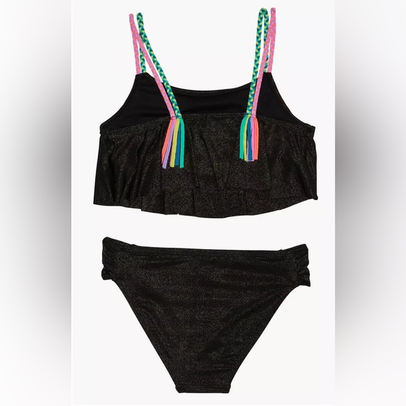 NWOT Beach Lingo Moon Dust Flutter Bra Two-Piece Set Girl's Size 16 $49 - Picture 3 of 5